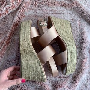 Blush Steve Madden Wedges!